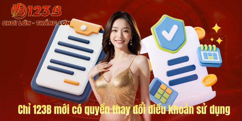 Quyền điều chỉnh điều khoản sử dụng